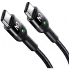 Mcdodo kábel USB-C točený, 0,43-1,8 m, čierny CA-7860