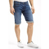 Pánské džínové kraťasy Cross Jeans Max A 584-018 Dark Mid Blue Velikost: W36