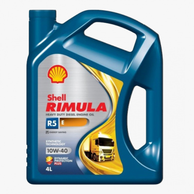 SHELL RIMULA R5 E 10W-40 5L (Polosyntetický motorový olej)