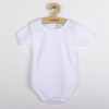 Luxusné bavlnené body krátky rukáv New Baby - biele 56 (1-2m) Biela