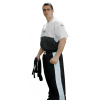 TOP TEN T-Shirt, V-Neck for kickboxing “Superfighter Collection” - black-white, size S Size: XL, 190 cm, Color: Black - White