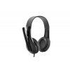 Canyon HSC-1, PC Headset, slúchadla s mikrofónom, 1 x 3.5mm jack komb., ovládanie na kábli, 2 m, čierne CNS-CHSC1B