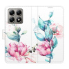 Flip pouzdro iSaprio - Xiaomi 14T - Beautiful Flower s kapsičkami na karty (Flipové knížkové pouzdro, obal, kryt iSaprio s přihrádkami na karty a motivem)