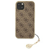 Guess puzdro plastové Apple iPhone 13 Mini GUHCP13SGF4GBR hnedé
