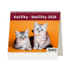 Stolový kalendár 2026 Mačičky