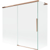 Mexen Rox, L posuvná 2-krídlová vaňová zástena 170 + 70 x 150 cm, 8mm číre sklo, ružové zlato profil, 8C9L-170-070-60-00