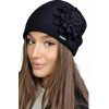 Kamea Čierna dámska elegantná čiapka Kamea Cruz, Veľkosť uni, Farba čierna