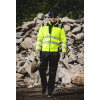 PORTWEST HI-VIS PW3 T402 / Reflexná softshellová bunda - HV žltá/čierna 5XL