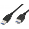 PremiumCord Prodlužovací kabel USB 3.0 Super-speed 5Gbps A-A, MF, 9pin, 1m