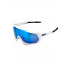 Športové brýle 100% Speedtrap Matte White-Hiper Blue