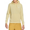 Pánske mikiny Nike Sportswear Club Fleece Pullover Hoodie - alabaster/alabaster/white - Žltý (XL)