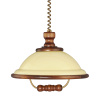 PREZENT 73006 Z54 ACRYLWOOD 1xE27/60W,WALNUT/BEIGE,PENDANT