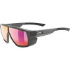Uvex MTN Style P - black grey matt/mirror red uni