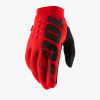 Rukavice 100 % Brisker red S