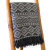 AWM Boho Pohodlný Prehoz - 125 x 150 cm - Sivá Geometria 1ks