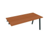Hobis Rokovací stôl UNI A, k pozdĺ. reťazeniu, 160x75,5x80 cm, čerešňa/čierna