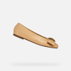 Light brown women's ballet flats Geox Ballystar - Women's krémová 39 GEOX 8058192400230