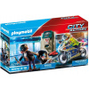 Stavebnica Playmobil Policajná motorka: Prenasledovanie lupiča (4008789705723)