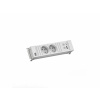 Power Frame 2xUTE 230V, nabíjačka (USB A + USB C), 0.2m kábel 1.5mm², GST18, biely
