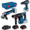 BOSCH Sada AKU náradia GBH + GWS + GSR 18V 2x5.0AH XL-BOXX 0615990N42