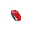 GENIUS DX-110/Kancelářská/Optická/1 000 DPI/Drátová USB/Červená