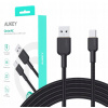 Kábel Aukey USB - USB 3.1 typ C 1,8 m čierny