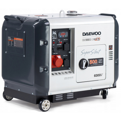 Elektrocentrála - Diesel Daewoo DDAE 9000SSE-3 elektrický generátor (Elektrocentrála - Diesel Daewoo DDAE 9000SSE-3 elektrický generátor)