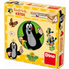 Dino 640023 Drevené obrázkové kocky Krtko 4ks