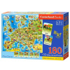 mamido Puzzle Castorland Mapa Európy 180 dielikov Kvíz