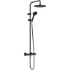 Hansgrohe Vernis Blend, Showerpipe 240 1jet EcoSmart 9 l, s termostatom, čierna matná, HAN-26428670