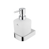Nimco NIKAU Dávkovač mydla s držiakom, 250 ml, matné sklo/chróm NK 30031C-T-26 NK 30031C-T-26