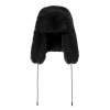 Dámska zimná bunda Goldbergh Cher Fluffy Aviator Hat Black