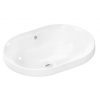 Hansgrohe Xuniva U - Umývadlo, 55x40 cm, s prepadom, bez otvoru na batériu, biela 60157450