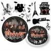 DIGITÁLNA TLAČ Jedlý obrázok na tortu SLIPKNOT HARD ROCK + POSTAVY + TEXT 2