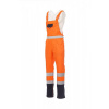 Pracovný overal PAYPER SKILL, fluorescenčná oranžová / navy modrá, 4XL