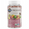 Garden of Life Organics - žuvací multivitamín pre ženy z organického ovocia, 120 gumídkov