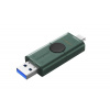Kingston DataTraveler Duo G2 /256GB/USB 3.2/USB-A + USB-C zelená
