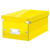 Krabice na DVD Leitz Click&Store, žlutá 60420016
