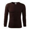 MALFINI Tričko Fit-T LS 119, dlouhý rukáv, pánské MAL-1192714 M Kávová