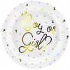 PartyDeco TANIERE papierové Boy or Girl? 6 ks