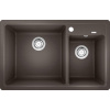 Blanco Legra 8, silgranitový drez 780x500x190 mm, 2-komorový, kávová, BLA-526229