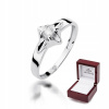 Zlatý Prsteň Zásnubný Diamantový 0,12 ct-155 (Zlatý Prsteň Zásnubný Diamantový 0,12 ct-155)