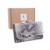 Peňaženka - Jennifer Jones Portmonetka Natural Leather Silver 5245 - Dámsky produkt (Jennifer Dámska peňaženka Jones Silver Rfid Veľká)