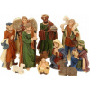 Vianočná postavička - Figuríny vianočnej postieľky 11ks 10cm 619625 (Vianočný betlehem figúrky 11ks 10cm 619625)