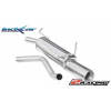 Zadní sportovní výfuk z nerezové oceli s koncovkou o průměru102 Inoxcar racing REME.04.102