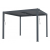 G21 Bioklimatická pergola Austin 3x3 m, antracitová hliníková
