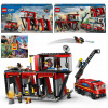 LEGO City 60414 Hasičská stanica s hasičským autom + Lego Katalóg 1/2024 Bricks City Technic Speed Star Wars Harry Potter Duplo (LEGO City Hasičská stanica + 5 figúrok hasičského auta 60414)