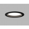 LED2 2235353DT Zapustené svietidlo KAPA 19, 25W, 3000K/3500K/4000K, 2825lm, IP54, čierna, TRIAC