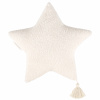 Cotton & Sweets Boho dekoračný vankúš hviezda vanilka Rozmery: veľký
