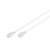 Digitus CAT 6 U-UTP slim patch cord, Cu, LSZH AWG 28/7, length 1 m, color Grey